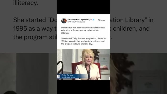 Dolly Parton Explains Why She Gives Free Books to Children